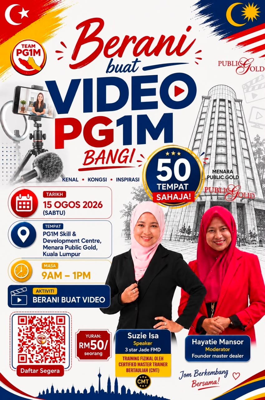 Poster Berani Buat Video PG1M Bangi